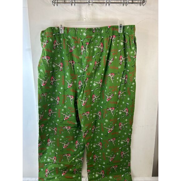 Old Navy Holiday XXL Sleep Pants Green Girl Martini Glass rn#54023 - Picture 6 of 8